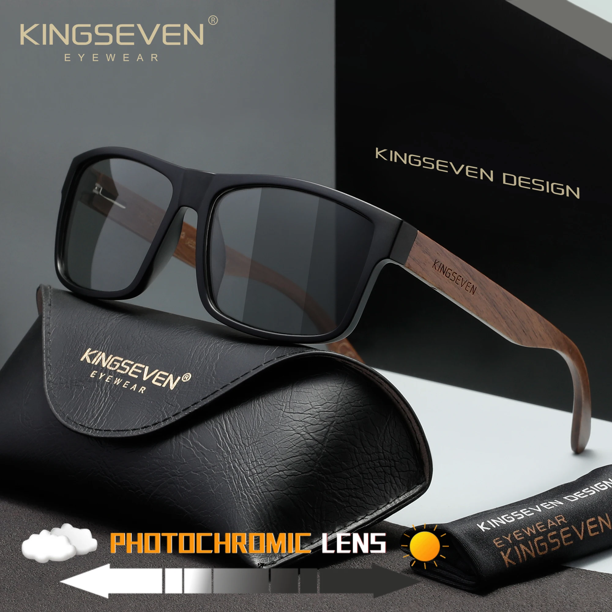 Thumbnail 3 - #21 Latest Wooden Frame Sunglasses Offers