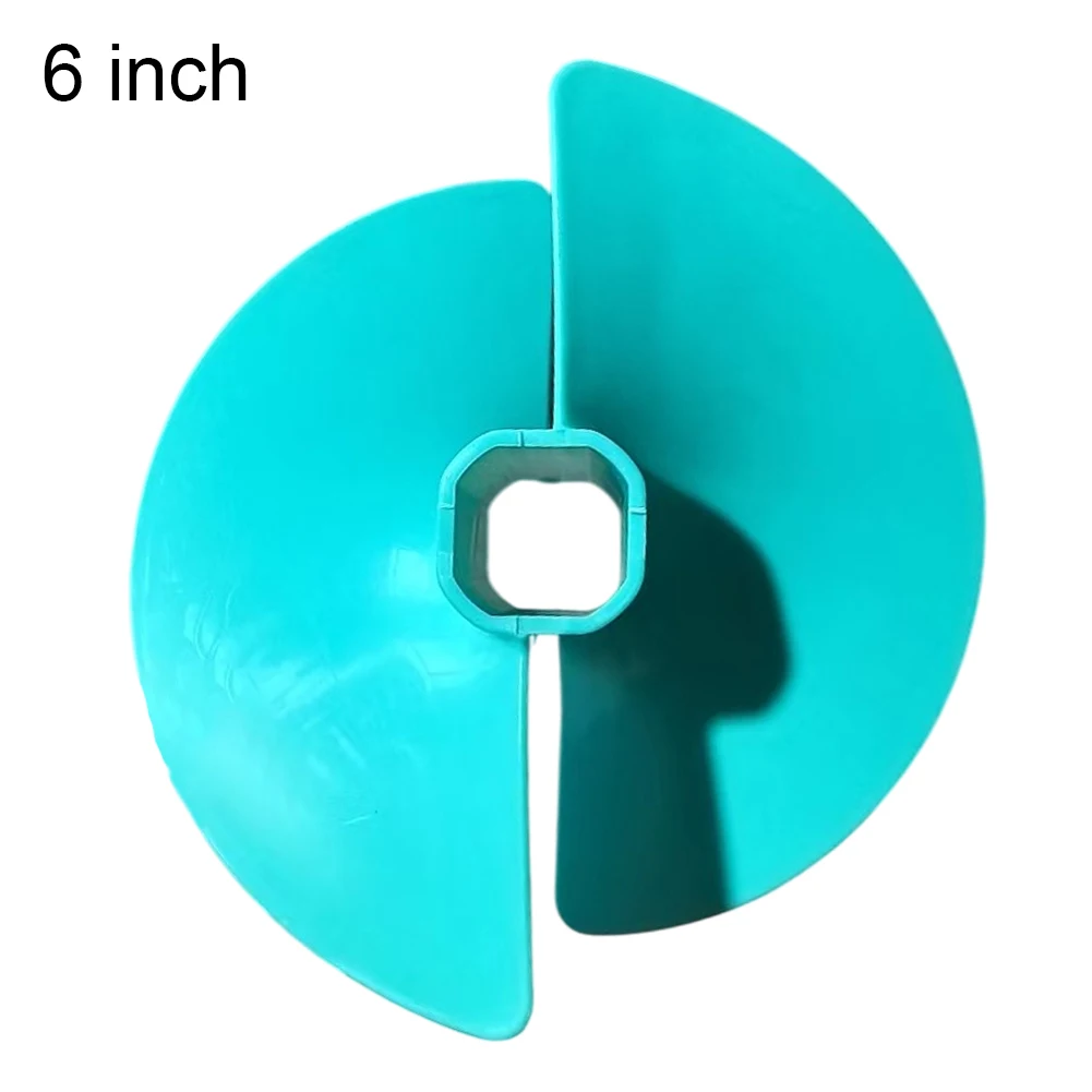 6 Inch Ice Auger Bit Fan Blade Nylon Drill With Adapter Float For Ice Fishing PE Ice Auger Bit Fan Blades Power Tools Drill Bits