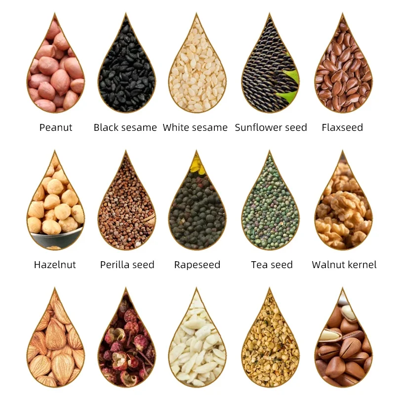 DIVEDEER ضغط الزيت التلقائي المنزلية مستخرج زيت بذور الكتان زيت الفول السوداني آلة الزيت الصحافة الباردة صانع الاستخلاص التجاري