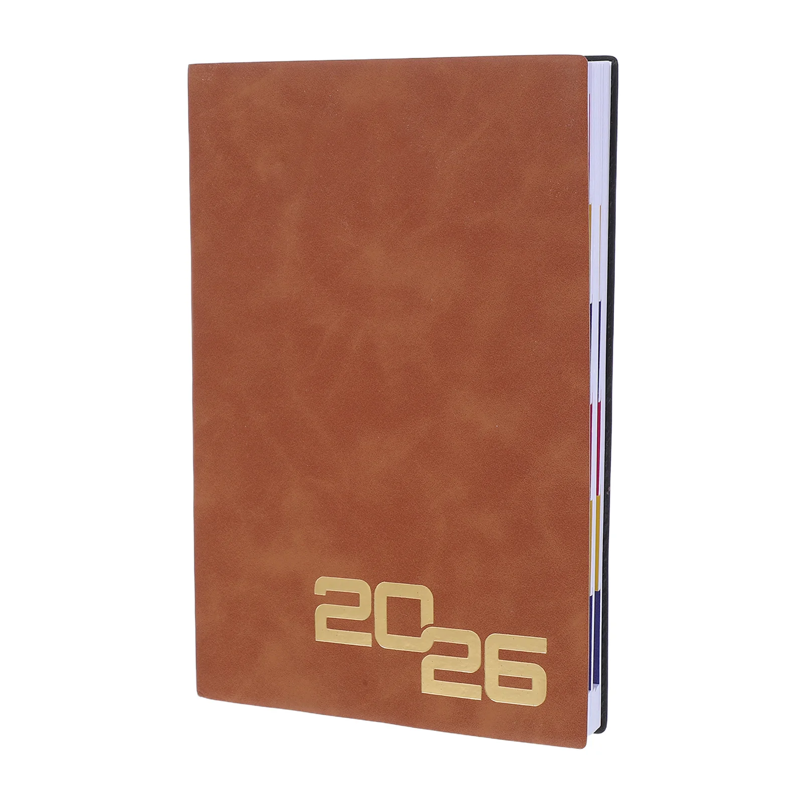 

2026 Schedule Planner Daily Notebook Journal Organizer Weekly Monthly ToDo Faux Cover Portable Time Management