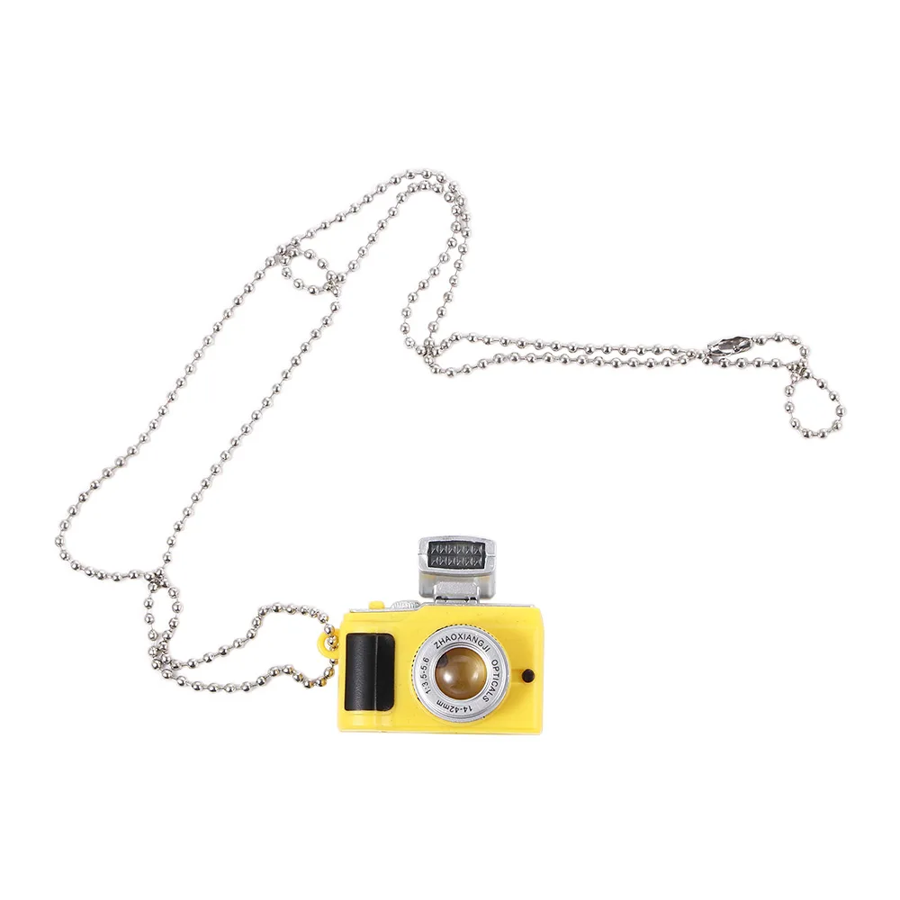 Punk Unisex Women Men Flash Camera Fashion Jewelry Music Pendant Necklace Sweater Chain