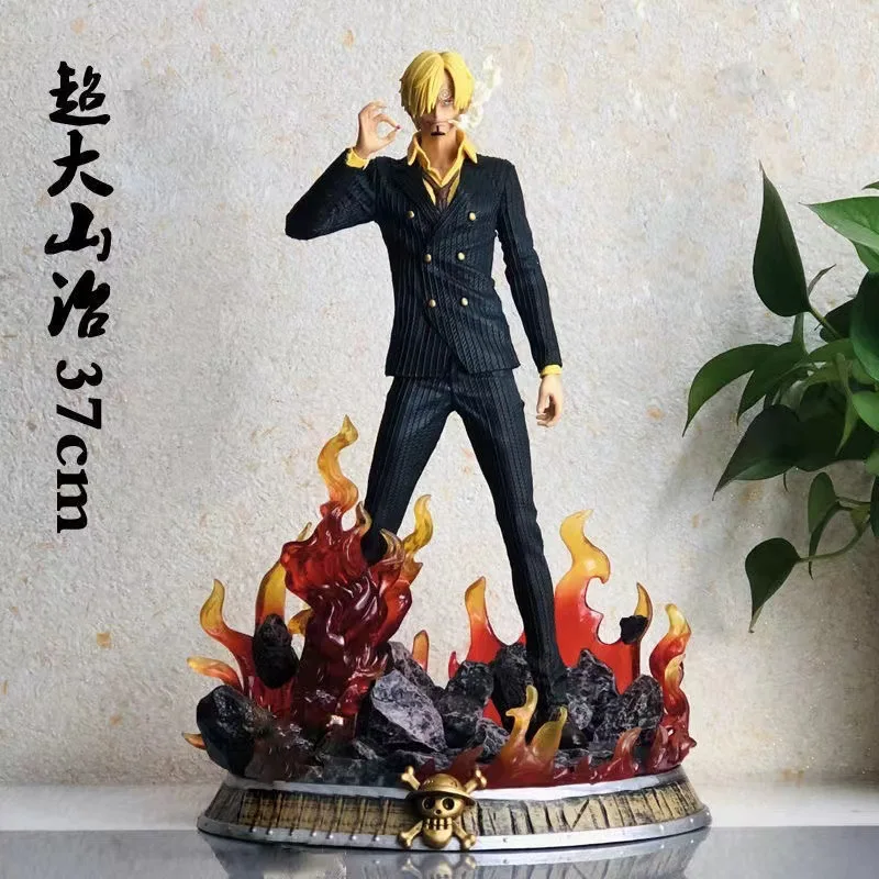 One Piece King Solon Doll Luffy Mobile Doll Dreamy Yamashiro Big Office Gk Black Foot Lucky Stone Scene Model Ornament Toy Gift