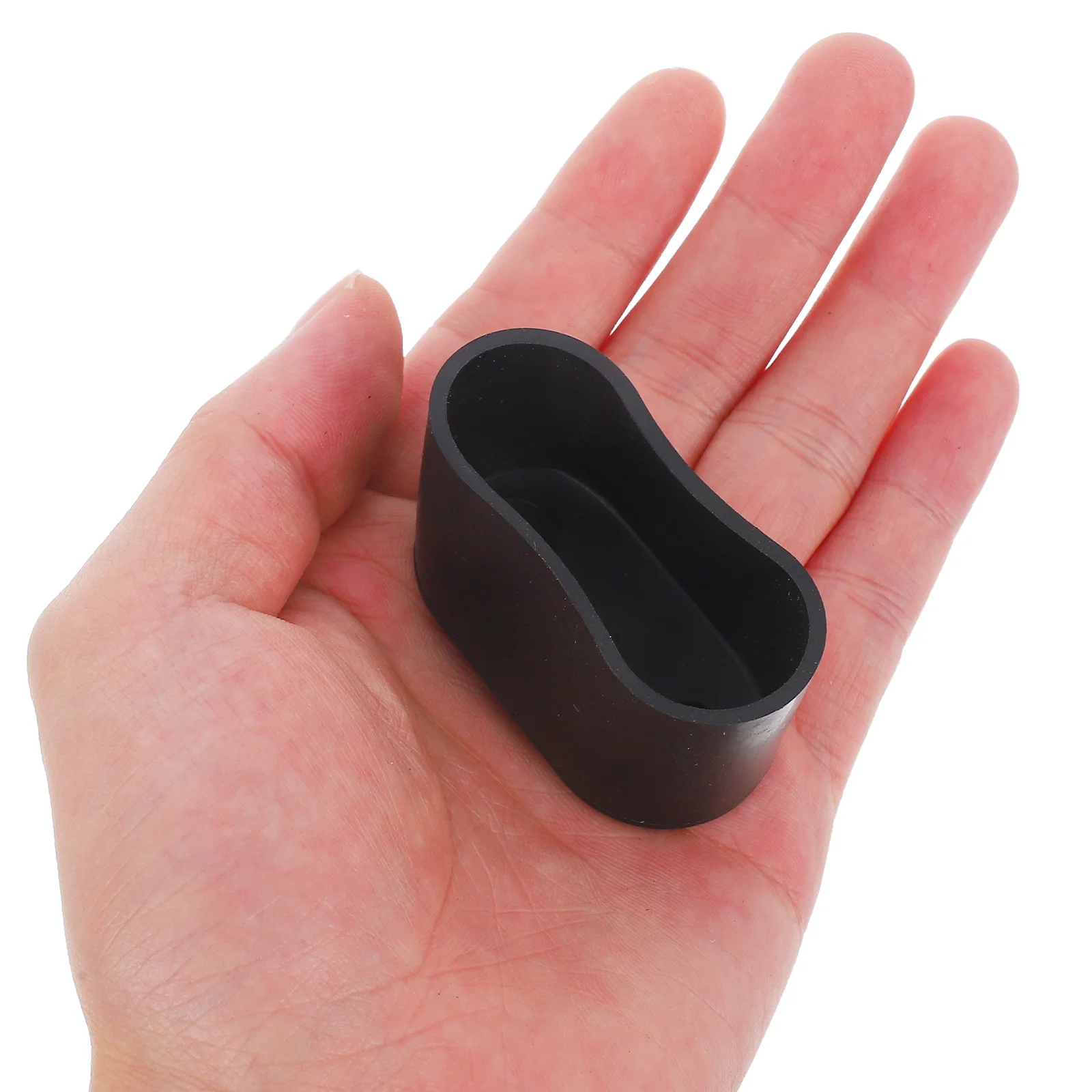 16 Stück schwarze PVC-Stuhlbeinkappen, Ersatz, rutschfeste Möbel-Bodenschoner, Tisch- und Schreibtischfußabdeckungen für Zuhause und Büro