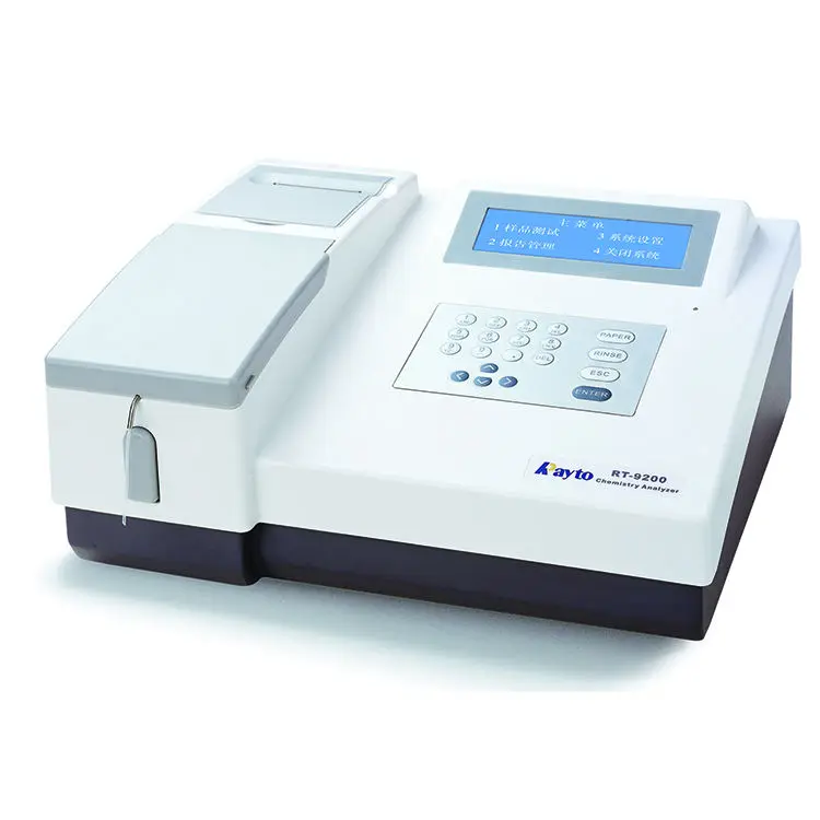 

Factory Price Clinical Laboratory Semi-auto Chemistry Analyzer Rayto Rt-9200 Biochemistry