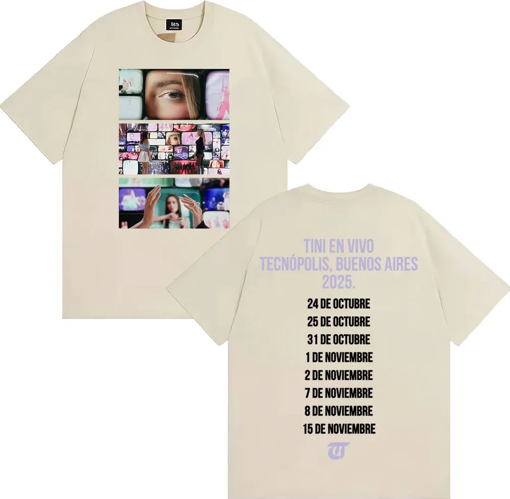 تي شيرت تيني ستوسيل فودركو 2025 ألبوم غلاف تي شيرت للرجال والنساء موضة الهيب هوب ملابس الشارع الشهير تي شيرت قطني مريح كبير الحجم #6