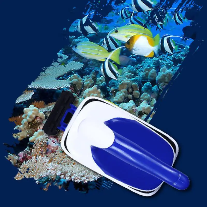 Floating Magnetic Clean Brush Aquarium Fish Tank Glass Algae Scraper Glass Window Cleaner Tools Fish Tank Cleaning Magnets Brush