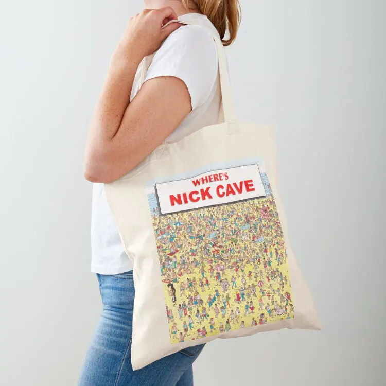 Where's Nick Cave? Tote Bag Women bags cute tote bag custom fabric bag tote custom
