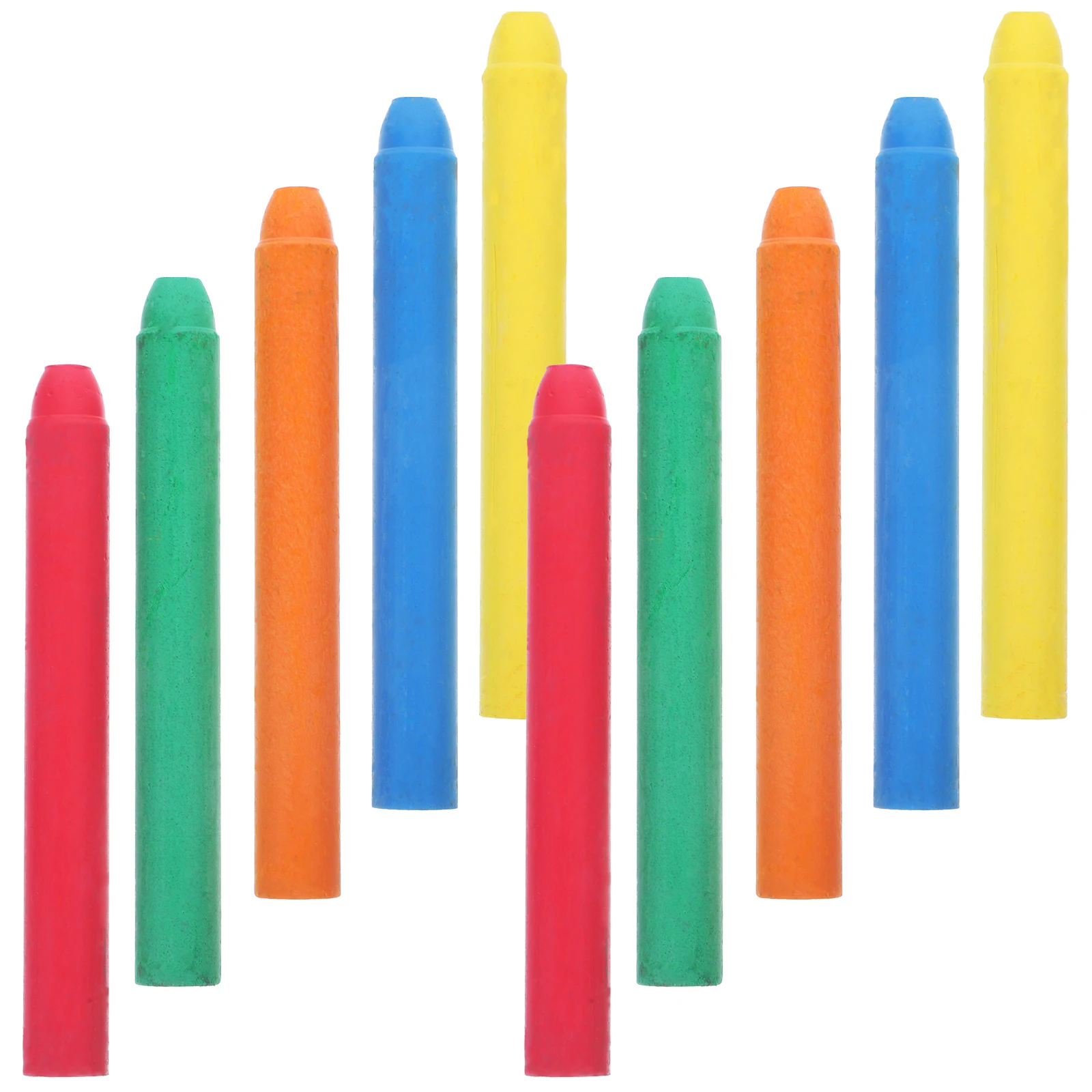 

20 Pcs Colored Chalk 3 15x0 37 Inches Dust Free Bright Washable Chalk Kids Teacher Supply Portable Sidewalk Household