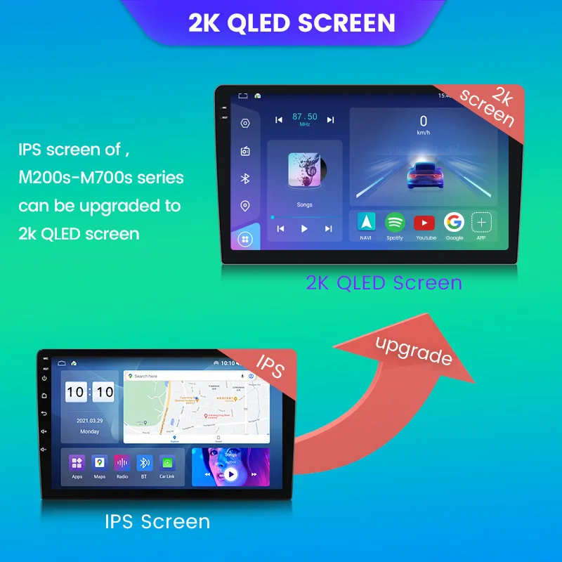 مقارنة QLED مقابل IPS في مشغلات الوسائط المتعددة للسيارات: تقييم عملي ونصائح احترافية