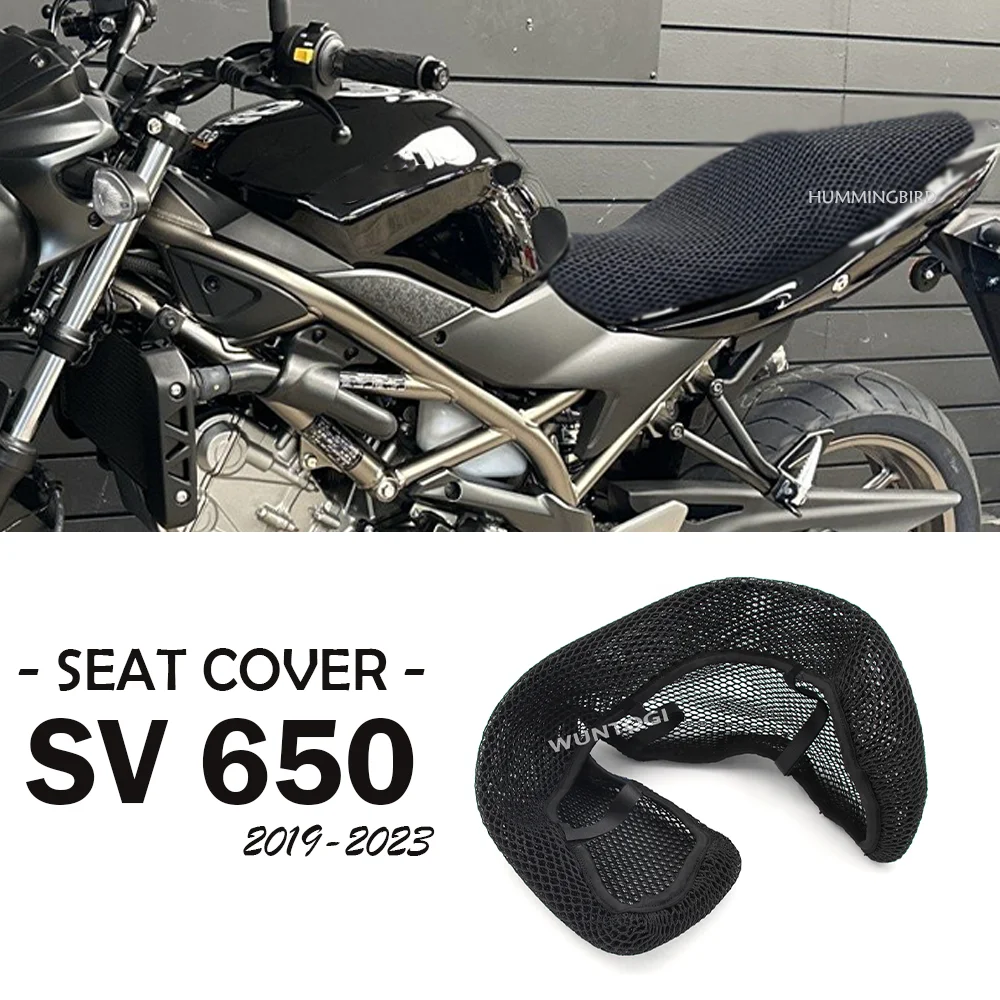 

for Suzuki SV 650 Accessories Air Flow Seat Cover Motorcycle Seat Protection Cushion SV650 Retrofitting parts 2019 - 2023