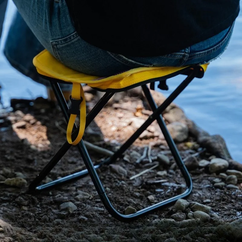 

Портативное складное кресло для отдыха на природе: цветовая гамма «Допамин» для кемпинга, рыбалки, походов, путешествий и велоспорта