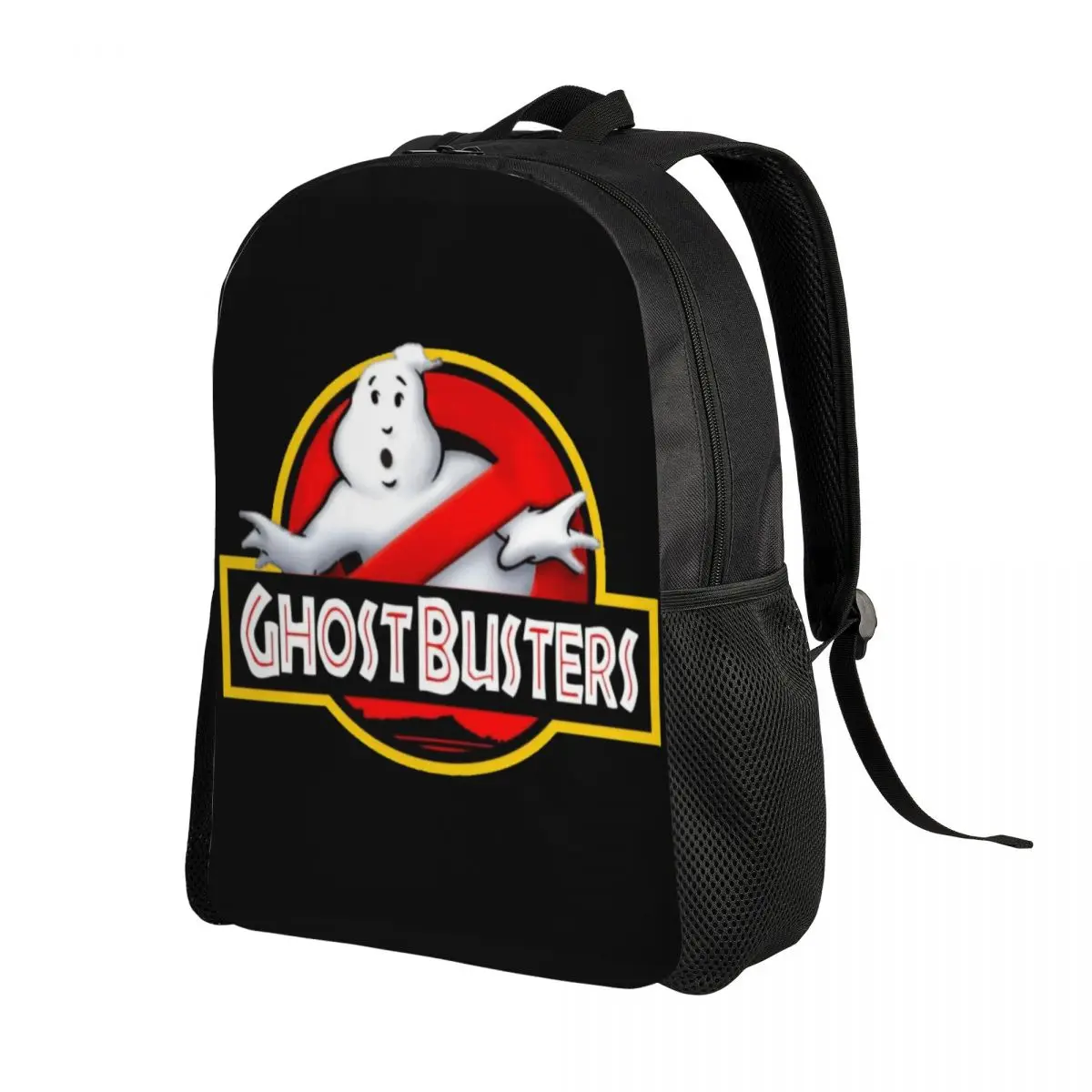 Custom Ghostbusters Logo Travel Backpack Women Men School Laptop Bookbag Supernatural Comedy Movie College Student Daypack Bags