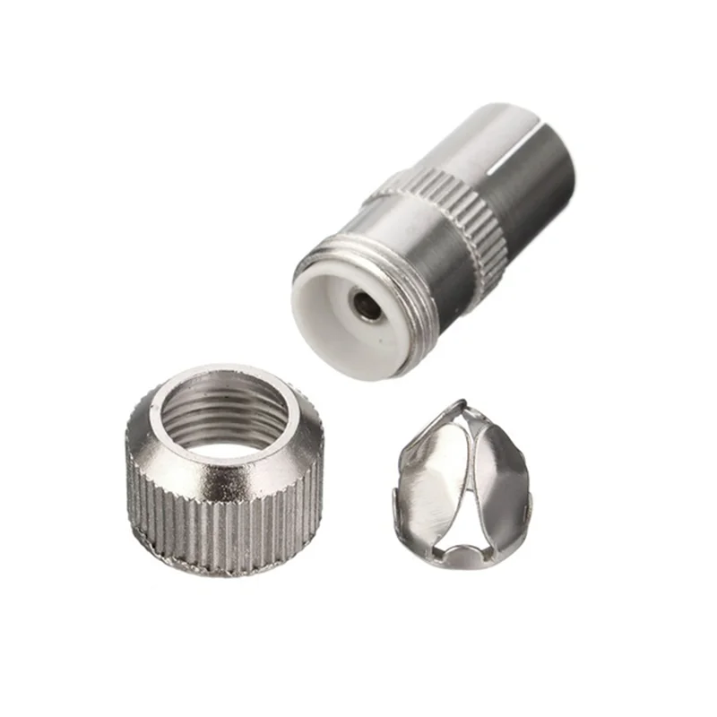 

B21B 30Pcs (15 X Male, 15 X Female)TV Aerial Coaxial Cable Connectors Adaptor