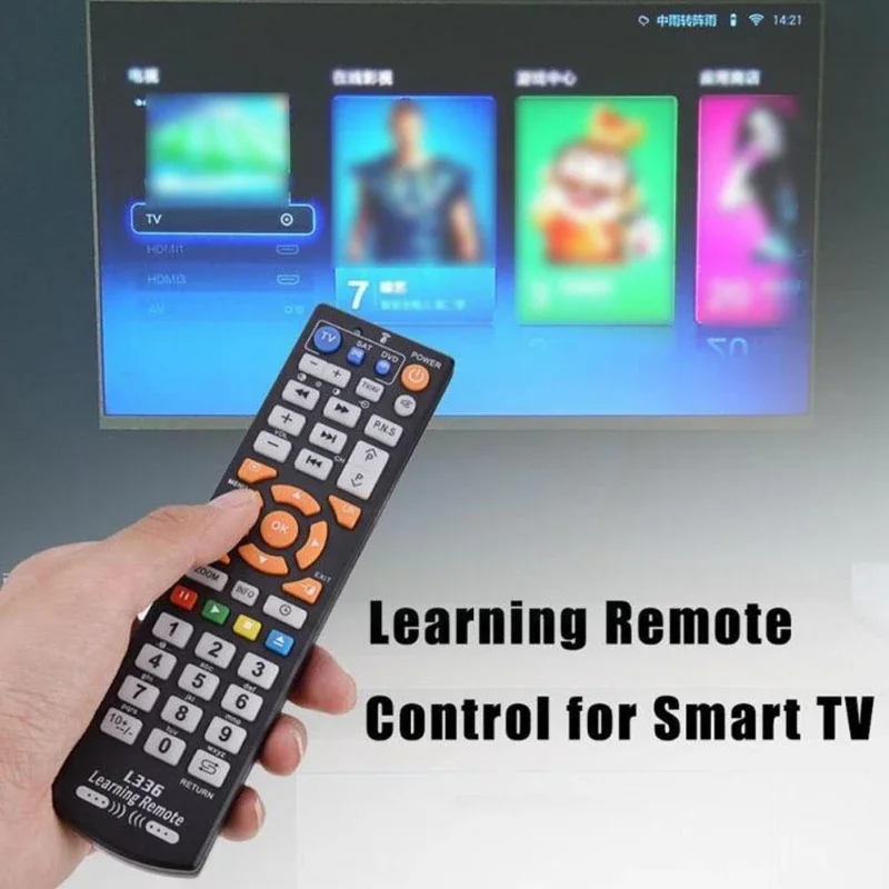 Универсальный пульт дистанционного управления IR L336 TV с 42 кнопками смарт-пульт дистанционного управления для TV CBL DVD SAT STB DVB HIFI TV BOX VCR STR-T Универсальный пульт дистанционного управления IR L336 TV с 42 кнопками смарт-пульт дистанционного управления для TV CBL DVD SAT STB DVB HIFI TV BOX VCR STR-T