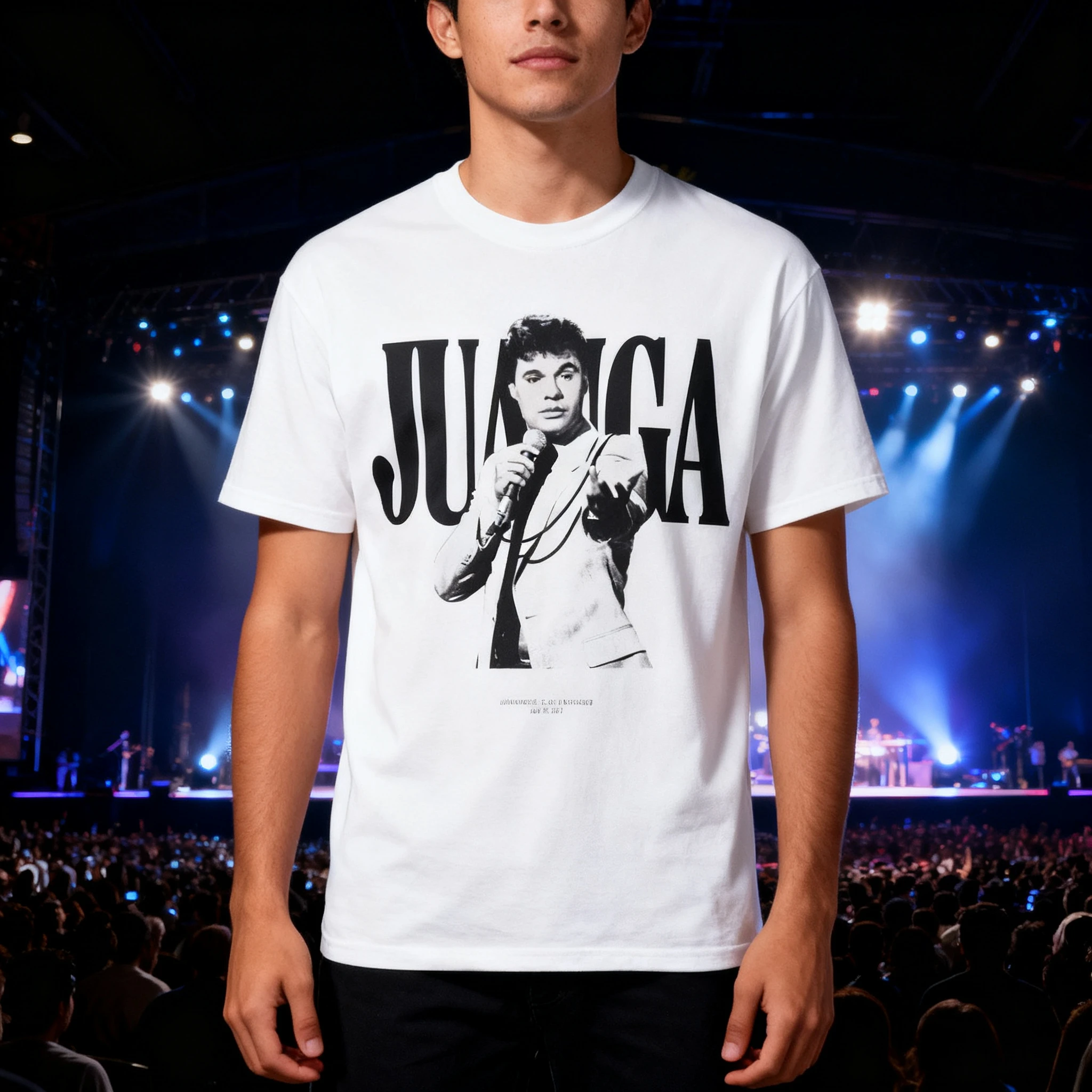 Camiseta Vintage para hombre con estampado gráfico de Juan Gabriel, moda Harajuku, cómoda camiseta de manga corta con cuello redondo, Top Unseix