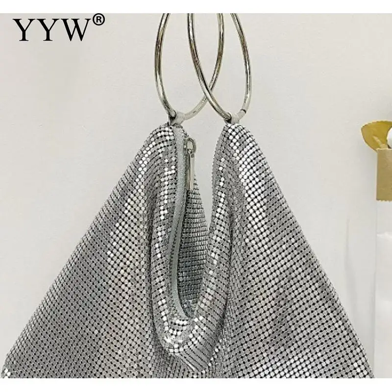 2023 Fashion Designer Hobo Shoulder Bag Handle Shining Rhinestones Evening Clutch Bag Purse Crystal Purses and Handbag Hobo Bags