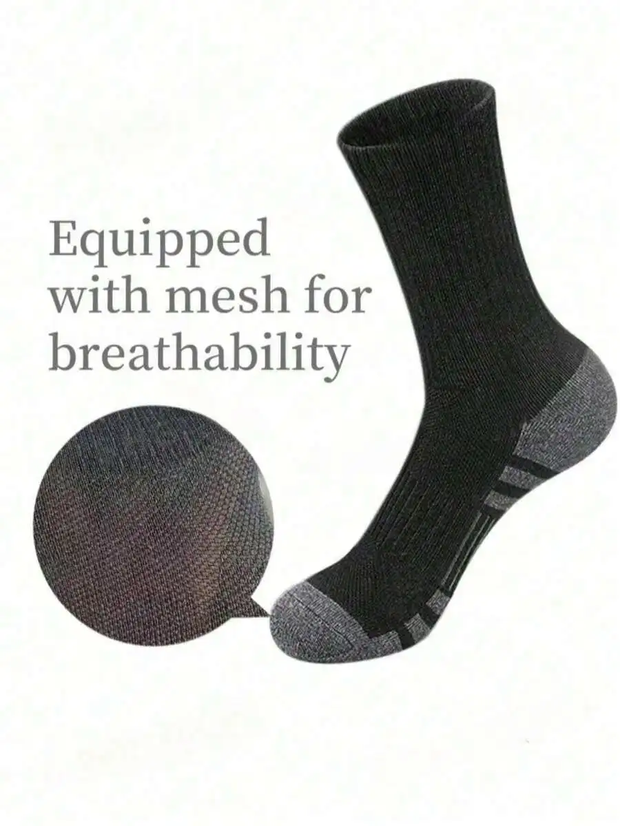 

Mens Breathable Mesh Sports Socks For Tennis Running Outdoor Casual Wear