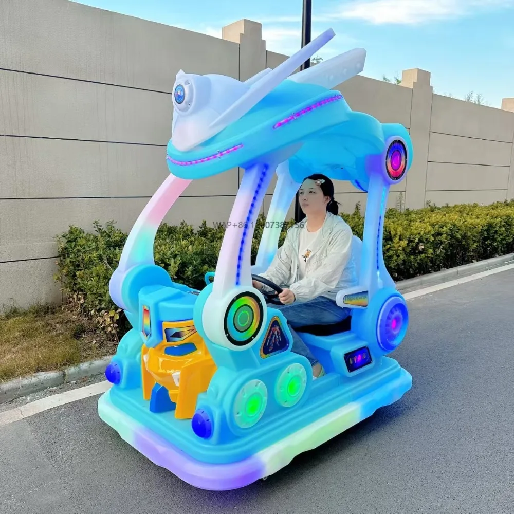 Outdoor Playground Parent Child Bumper Cars Commercial Ride on Toys Cars Shopping Mall Plazas Electric Luminous Amusement Car
