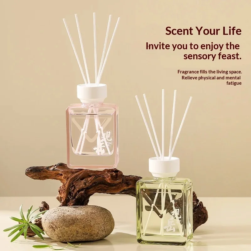 200ml Reed Diffuser Set Non-Fire Rattan Aromatherapy for Bedroom Living Room Office Long-Lasting Scent Incense Made in Zhejiang