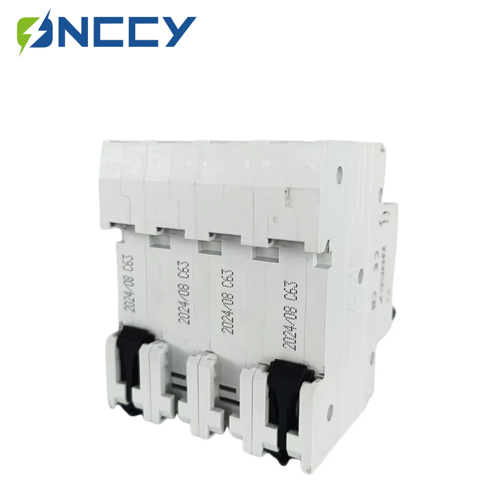 ONCCY AC MCB 4P 415V Mini Circuit Breaker 6A 10A 16A 20A 25A 32A 40A 50A 63A B Curve C Curve 6KA CE CB Approved