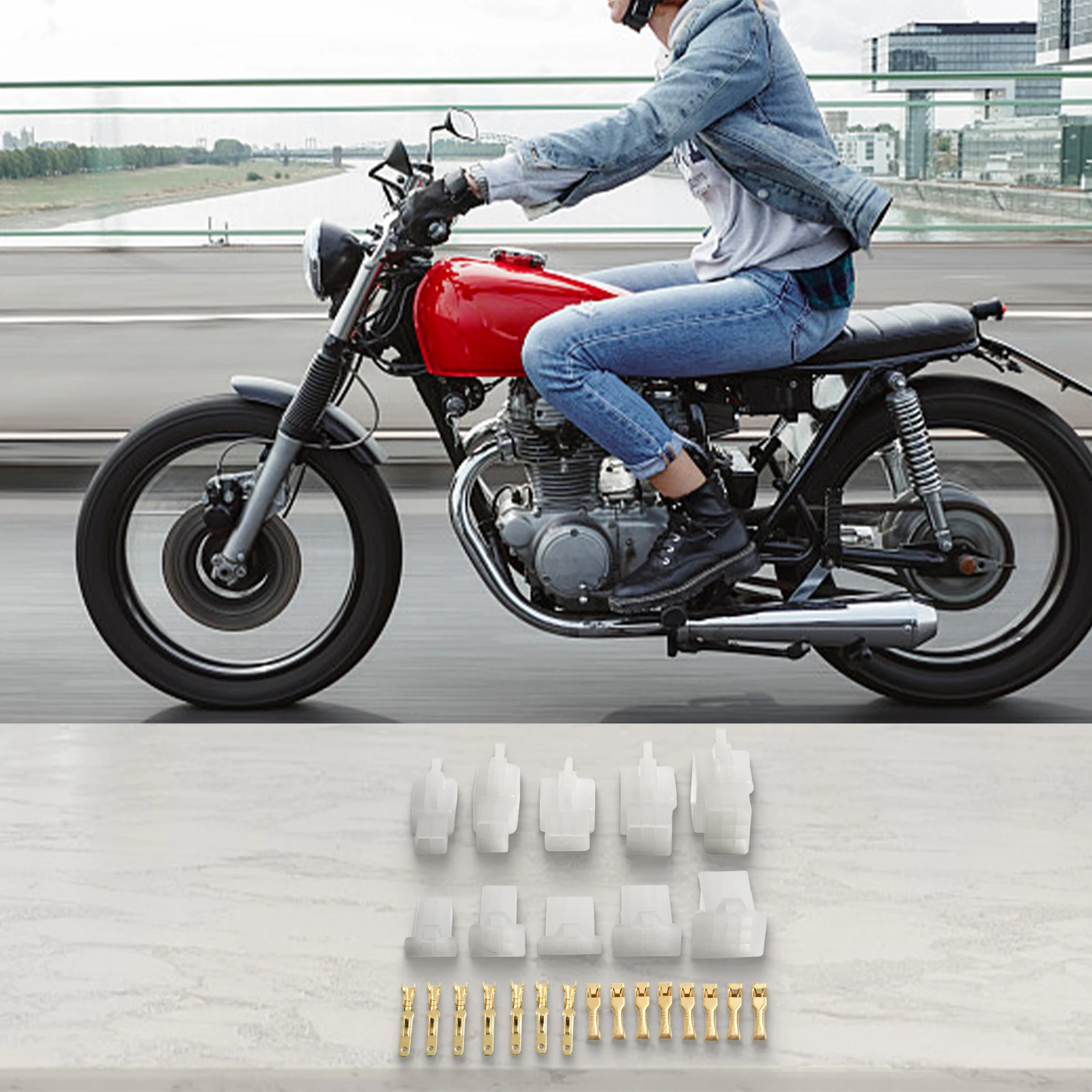 200*140*36mm Easy To Use 2.8-23469P Terminals Fixed Hook Connectors Hassle-free Installation Automotive Repair For ATVs