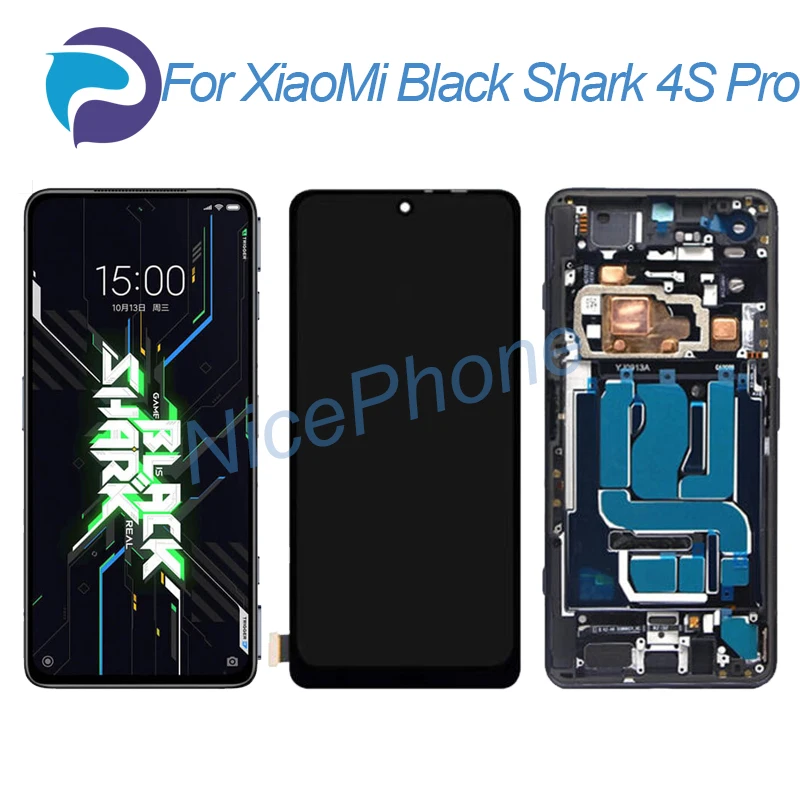 

Для XiaoMi Black Shark 4S Pro ЖК-экран + сенсорный дигитайзер дисплей 2400*1080 Shark 4S Pro ЖК-экран дисплей