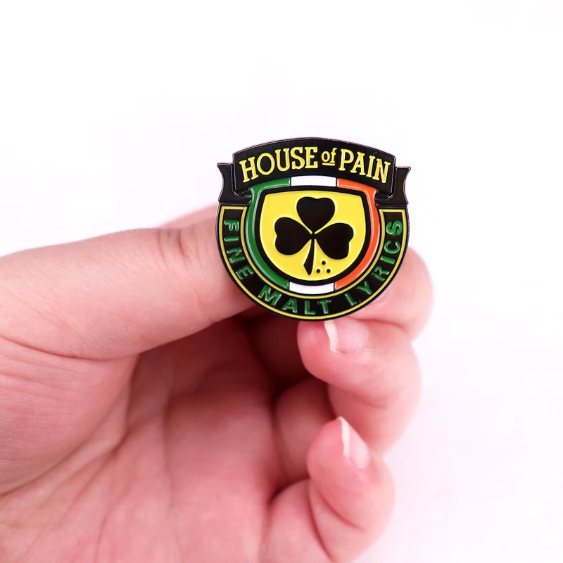 American Hip-hop Trio Logo Badge Music Theme Enamel Pin Brooch Jewelry Fans Gift