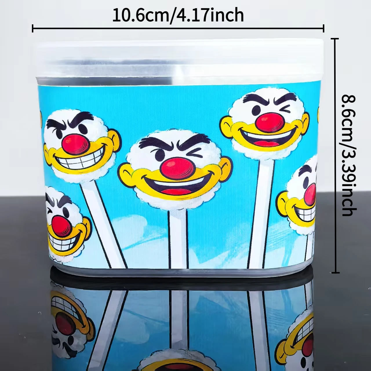 300 قطعة من مسحات القطن المضحكة، مسحات قطنية باللونين الأبيض والأسود برأسين للبالغين متعددة الأغراض