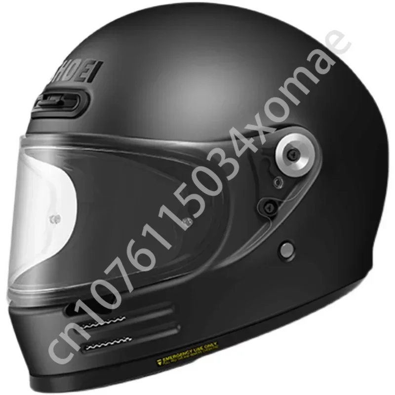 Shoei Glamster 06 Matt Black Motorcycle Helmet Retro Cruise Latte Free Climbing Full Face Helmet