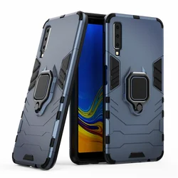 Cover For Samsung Galaxy A7 2018 A750 Case 6.0 inch Shockproof Combo Ring Holder Case For Samsung A 7 2018 750 750 F Coque Funda