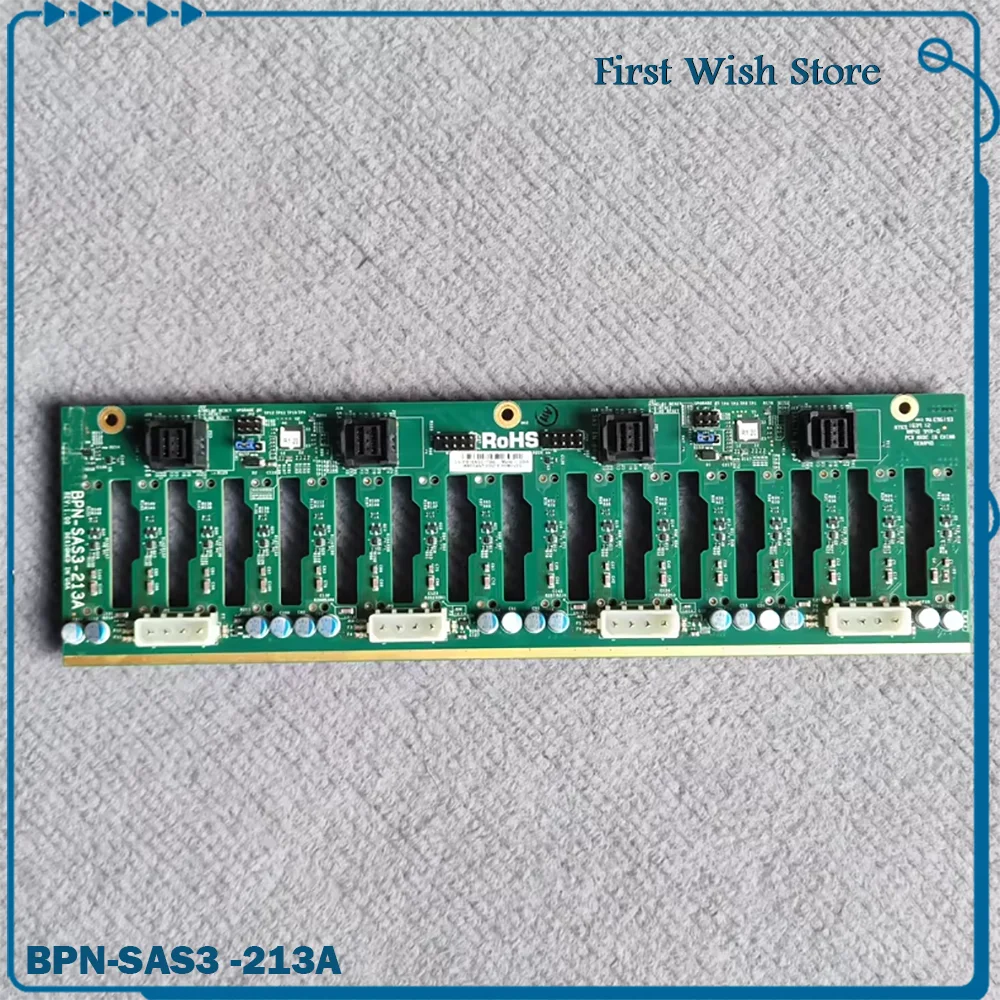 

For super-mico 12GB SAS/SATA hard disk backplane 16 disks BPN-SAS3-213A