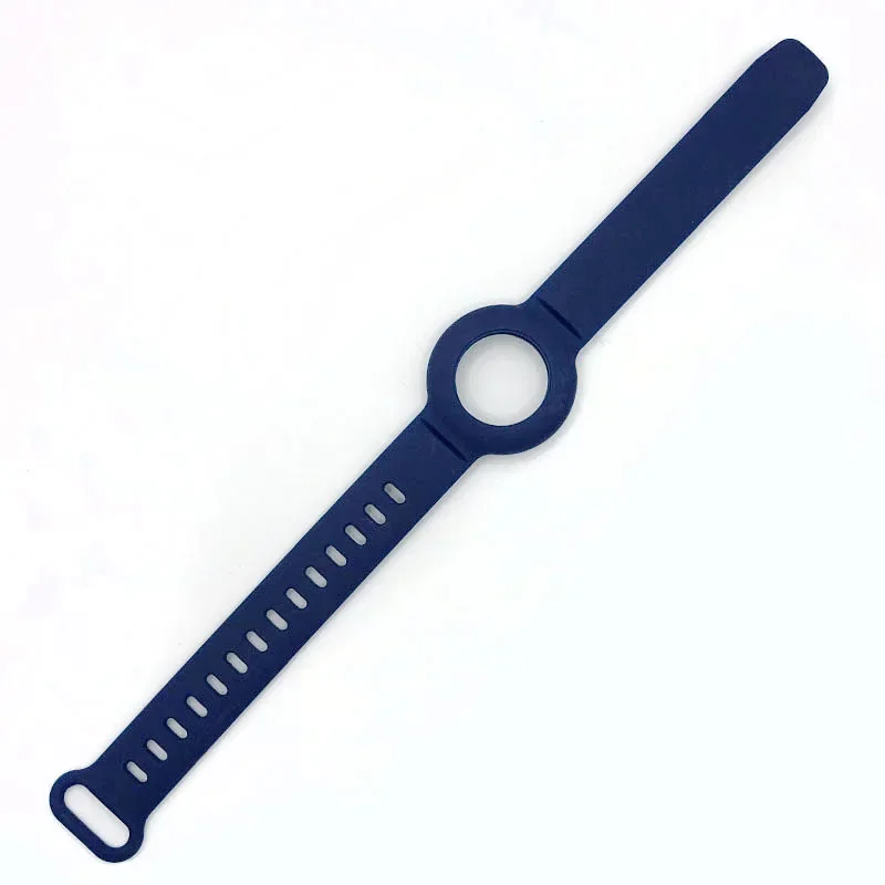 Custodia protettiva per braccialetto anti-smarrimento con cinturino in silicone da 100 pezzi per Apple Airtag Tracker per bambini Localizzatore di tracciamento per bambini