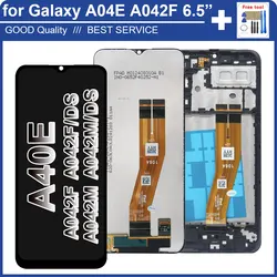 Pantalla LCD A04e de 6,5 pulgadas para Samsung Galaxy A04e, montaje de digitalizador de cristal táctil, SM-A042F de pantalla