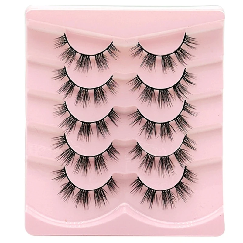 Fuzzy Volume Fake Eyelashes Eye Faux Mink Lashes,Foxes Eye False Eyelashes Dropship