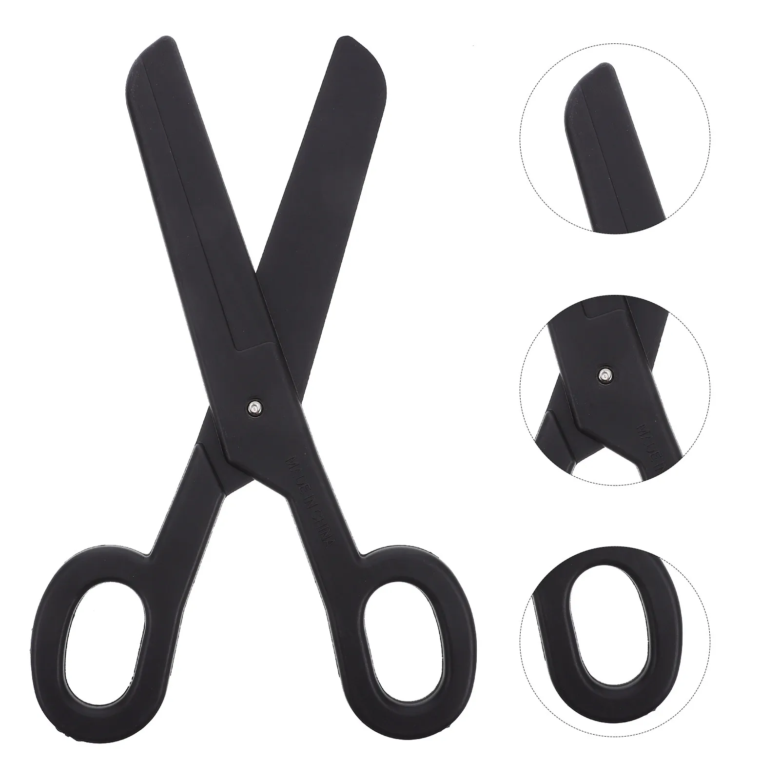 

2 шт. гигантских муляжей ножниц, пластиковые реквизиты для костюма клоуна, аксессуар для театральных постановок, Хэллоуина, вечеринок