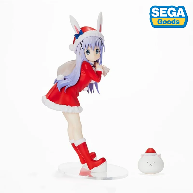 

SEGA Is The Order A Rabbit Kafuu Chino Santa Anime Sexy Cute Girl Action Figure Collection Ornaments Ideal Gifts for Boys Girls