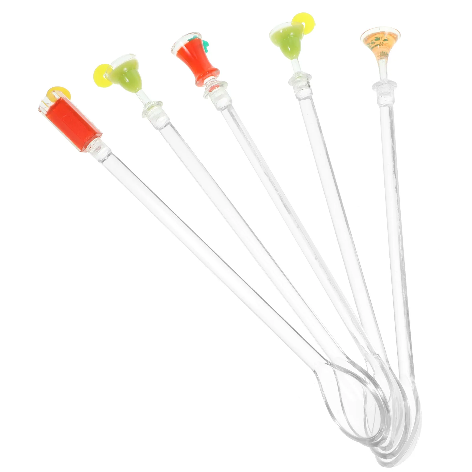 

5Pcs Versatile Reusable Stirrers Ideal for Bars Restaurants Banquets Weddings Gatherings Stirrer Coffee Stirrer