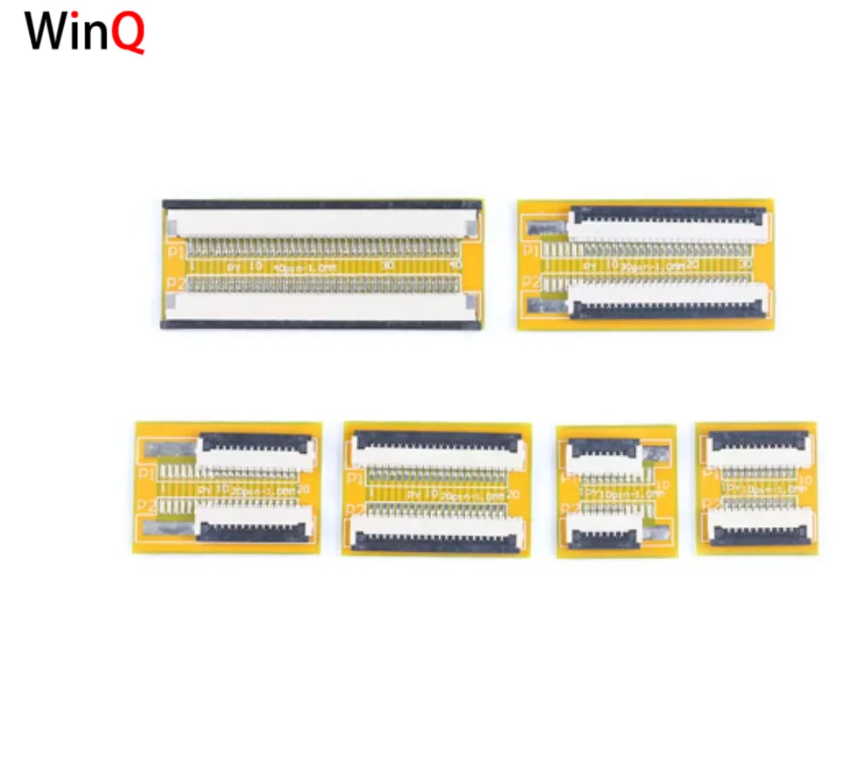 FFC/FPC كابل مسطح مرن 1.0 مللي متر لوحة تمديد الملعب 4/8/10 // 16/20/24/34/-40P غطاء الوجه موصل سفلي