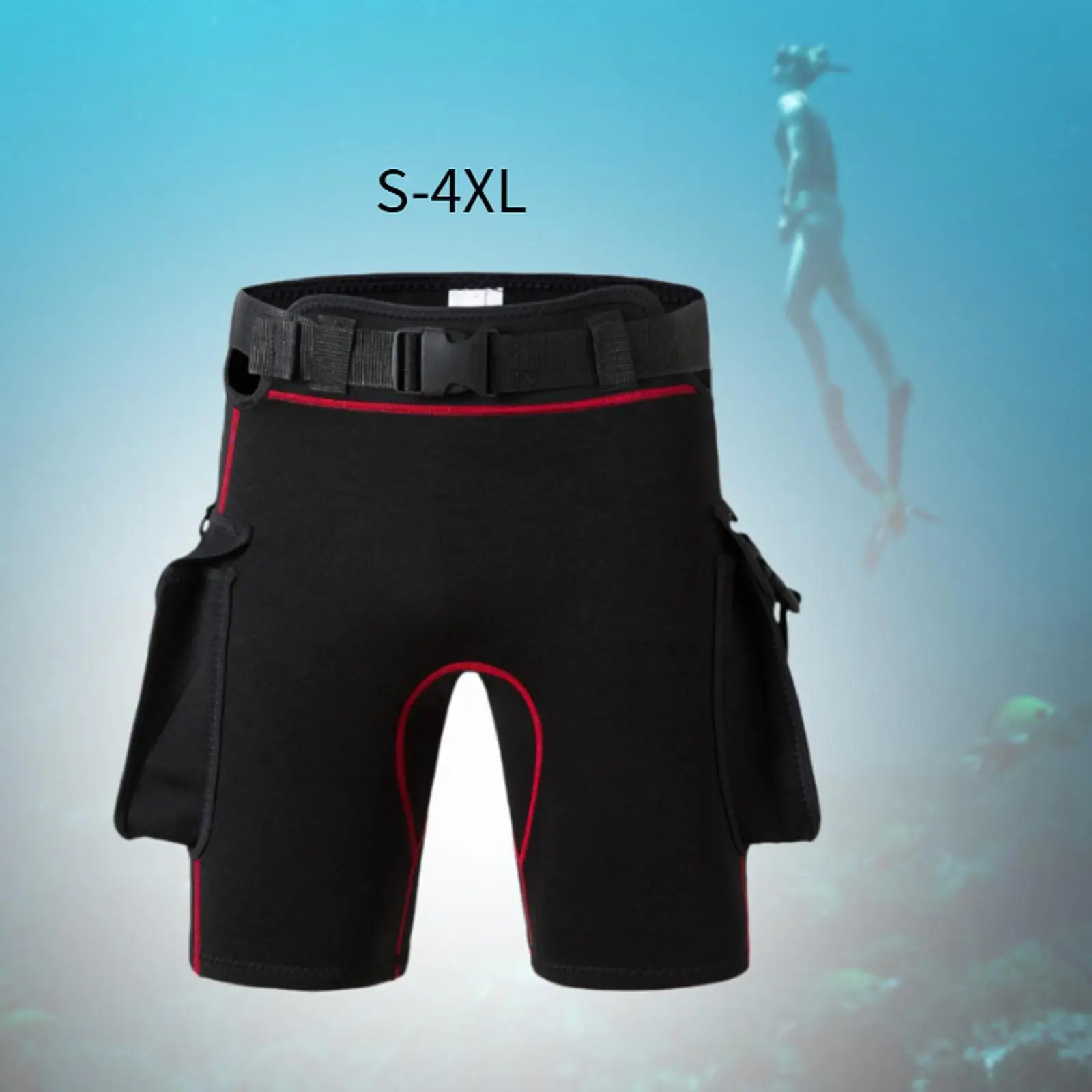 Premium Scuba Diving Gear: Neoprene Shorts with Pockets for Water Sports