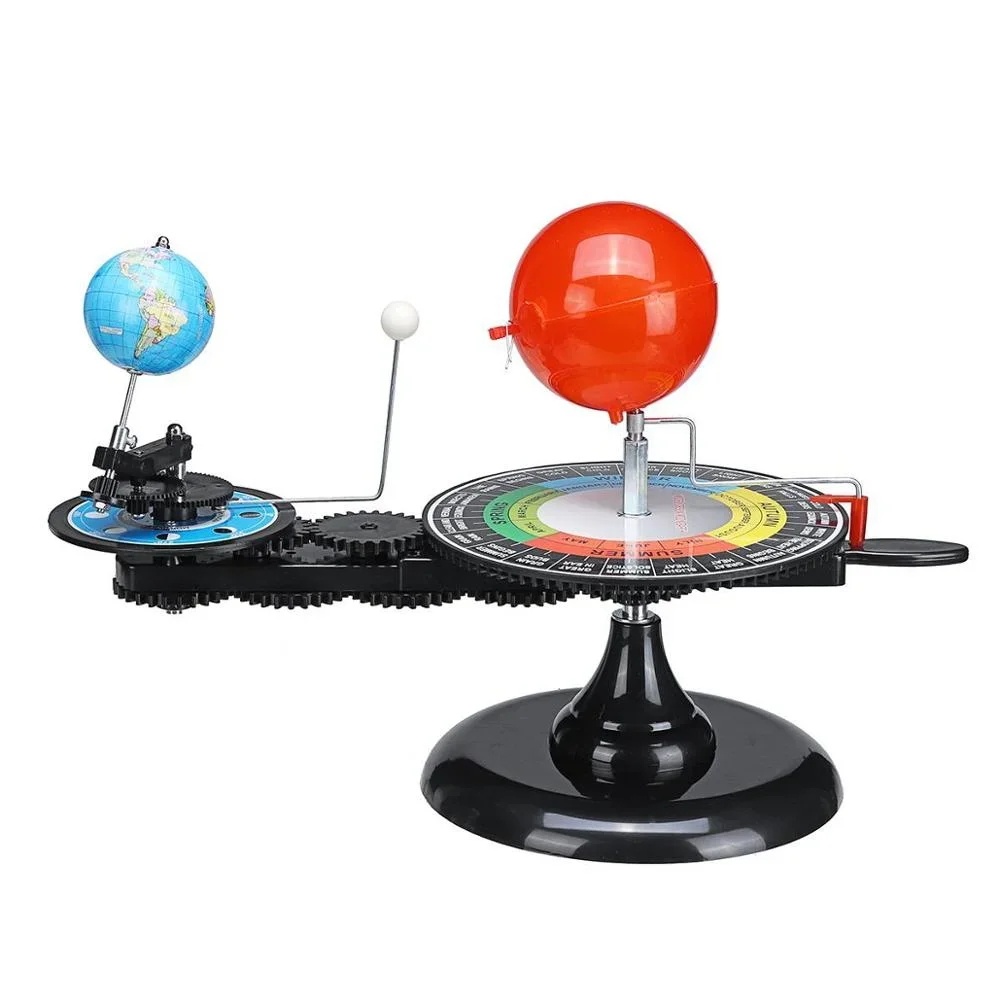 Solar System Model DIY Globe Earth Sun Moon Orbital Planetarium Educational for Child Kid Toy Astronomy Science Kit Teaching