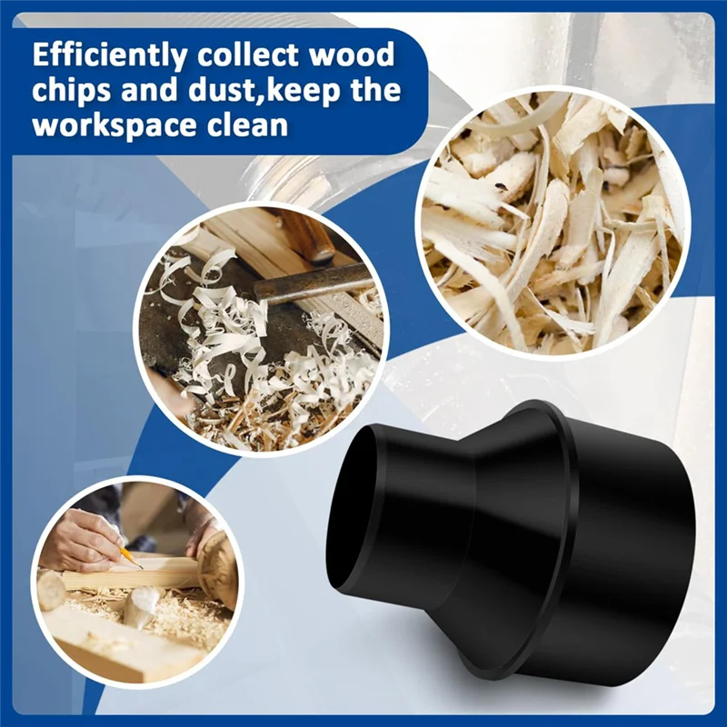 A66T-For مجموعة منفذ غبار خرطوم النجارة تتضمن مجموعة تركيب المخفض من 4 بوصة إلى 2-1/2 بوصة