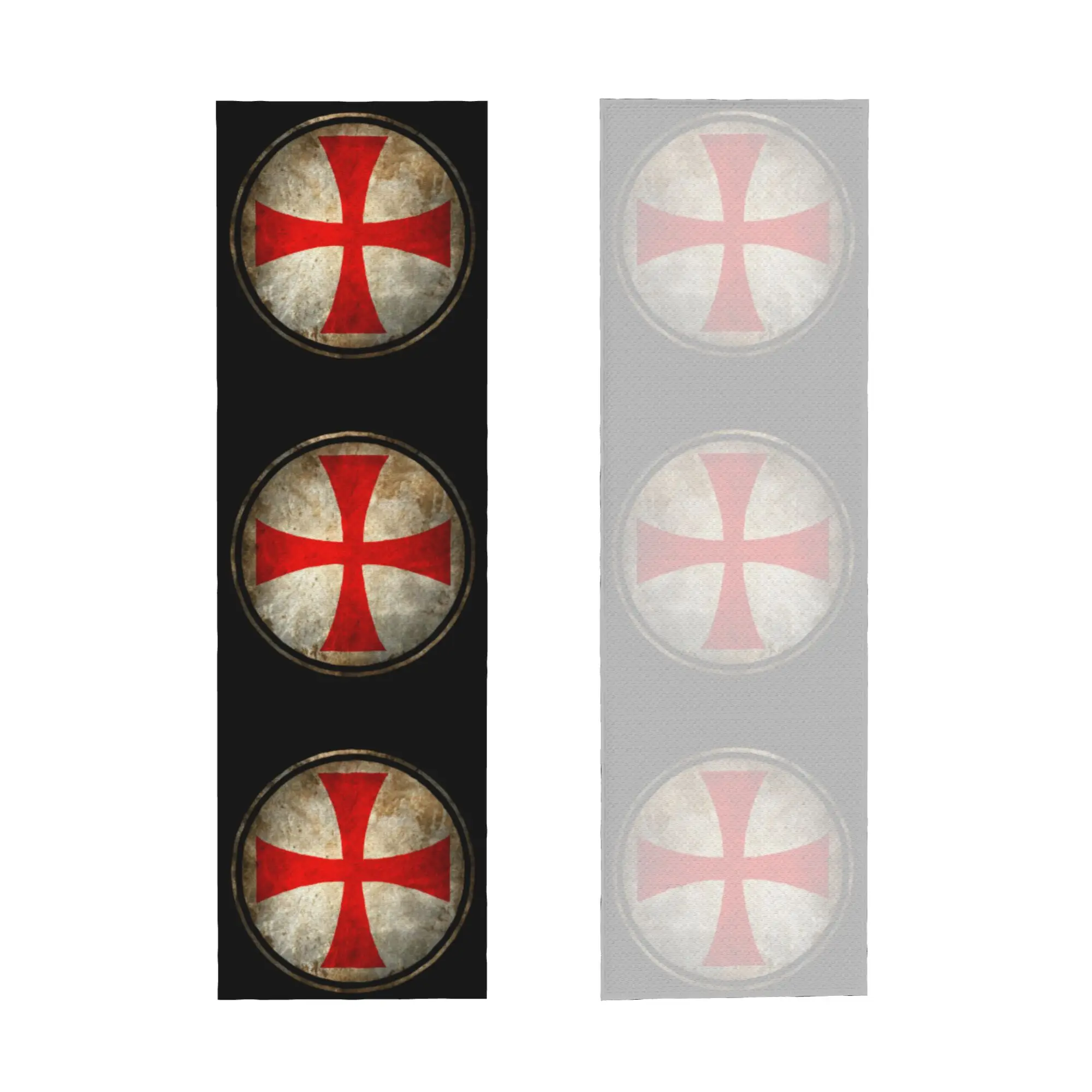 Templar Knight Jerusalem Cross Seal Medieval Warrior Symbol Cold Exercise Towel Fitness Running Activities Travelling Towels
