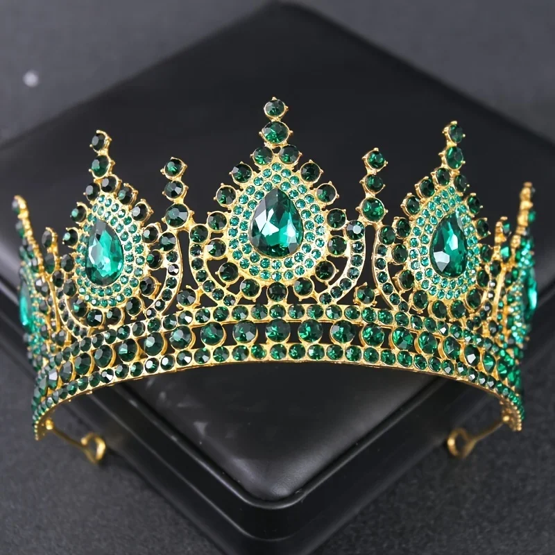 Luxus Kristall Tiaras Und Kronen Für Frauen Braut Strass Prom Prinzessin Diadem Krone Tiara Hochzeit Braut Haar Zubehör