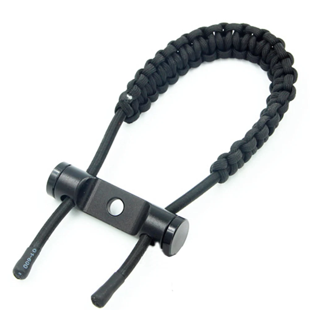 

Wrist Rope Strap Hand-woven Wristband Archery Equipment Accessories Twist Black Bow