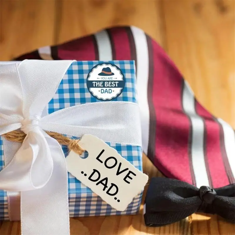 K1AA Round Dad Dad Dad Dox's Dead Devinative Devinative Devative Envelope Seal Deaptive Dear's Dead Disal Sticker for party