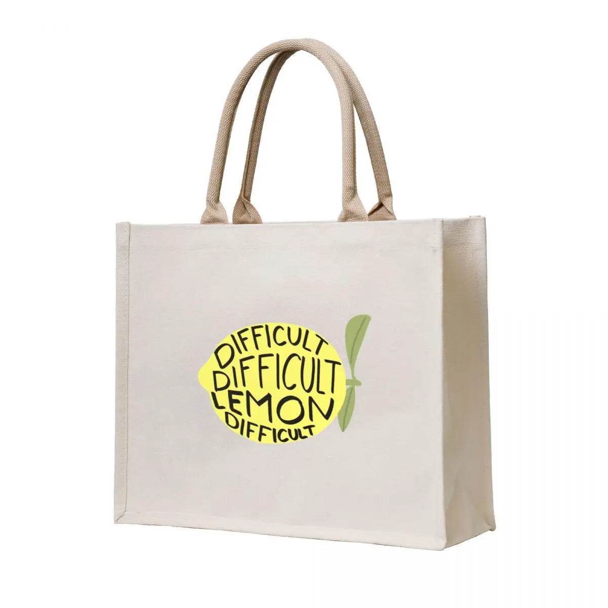 

Difficult Difficult Lemon Difficult Tote Bag Women bags Canvas shopper bags hand bag ladies
