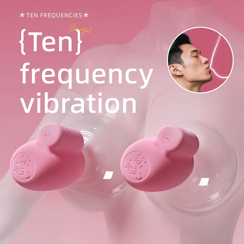 Wibratory z klipsami na sutki dla kobiet Masaż piersi Stymulacja punktu G Naklejki na sutki Wibratory Zabawki erotyczne dla kobiet Zabawki dla dorosłych