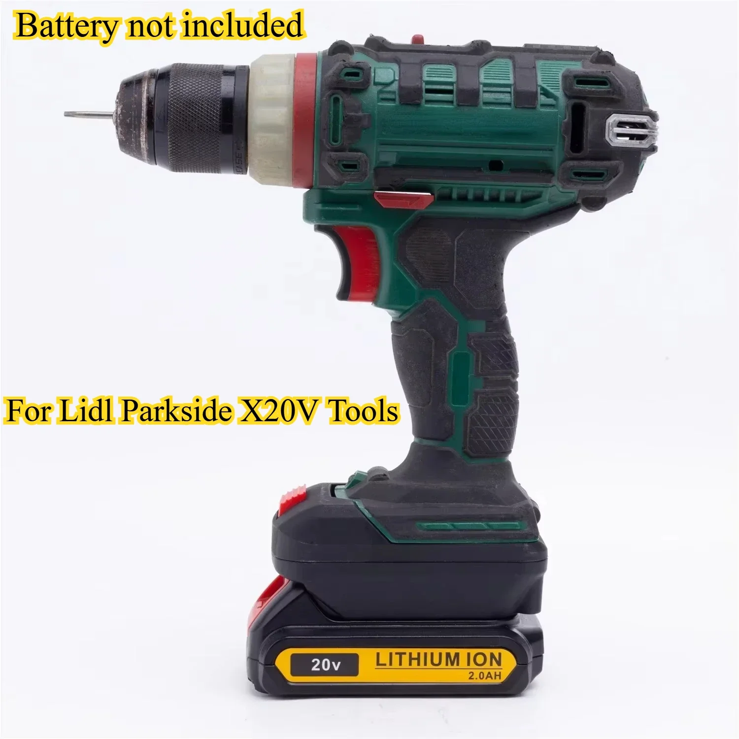 Adapter For DeWalt 18/20V Li-ion Battery Convert To For Lidl Parkside X20V Battery Cordless Electric Screwdriver Serie Converter