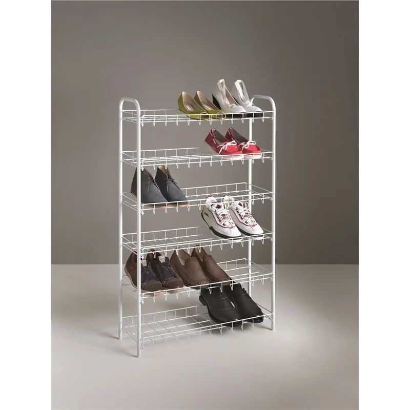 

Five-layer Iron Wire Simple Modern Shoe Storage Rack Organiseurs De Rangement Shoes Organizers Storage Shelves Stand