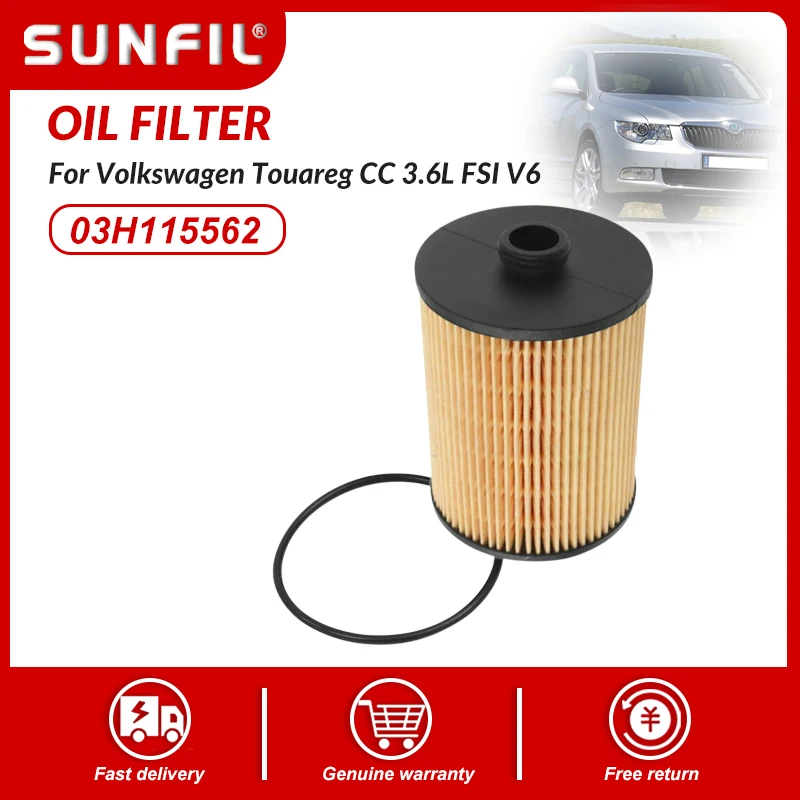 

Engine Oil Filters Kit For Volkswagen Touareg CC Passat Skoda Superb 3.6L FSI V6 03H115562 95810722210 03H 115 562